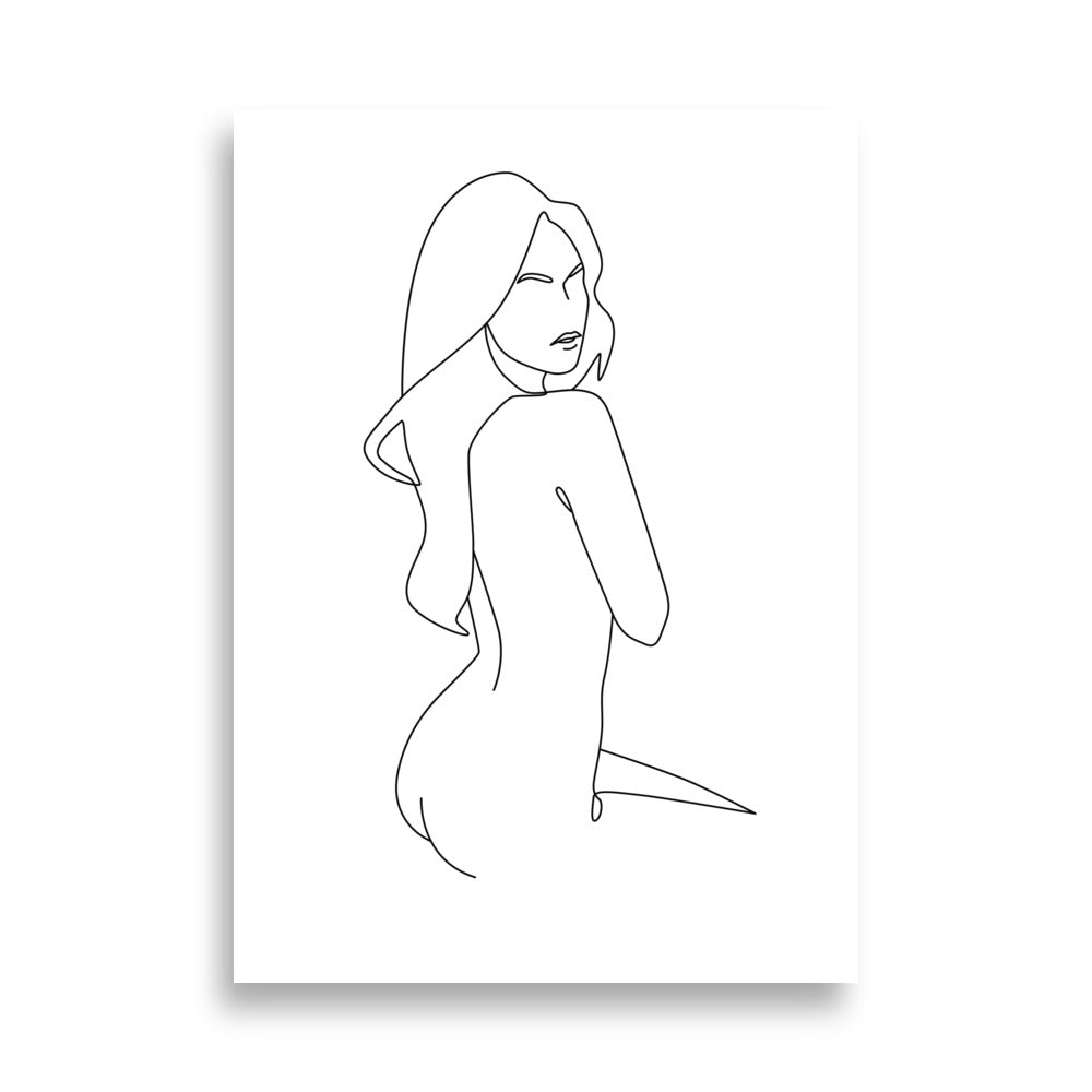 The Female Body No.1 - Plakat 50x70 cm