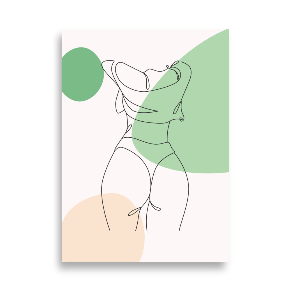 The Female Body No.6 - Plakat 50x70 cm
